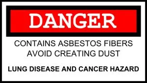 Asbestos Warning